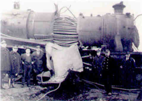 Explosion de la chaudière de la locomotive belge type 9 à Baarle-Nassau (1932)