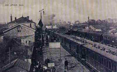 La gare d'Athus à la veille de la première guerre mondiale